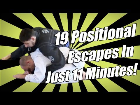 19 BJJ Positional Escapes in 11 Min – Turtle, Headlock, Cradle, Crucifix – Jason Scully