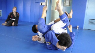 DRILL: Butterfly Guard Leg Weave with Back Take and Calf Slicer