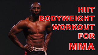 HIIT Bodyweight Workout for MMA