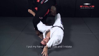 Knee Bar From Open Guard- Gamal Hassan