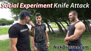 Social Experiment: How an Untrained Person Would Defend Against a Knife