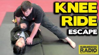 How to ESCAPE a Knee Ride from underneath a HEAVY opponent