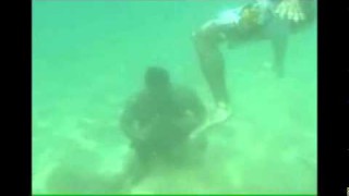 Xande And Saulo Ribeiro Underwater Conditioning Training in Hawaii