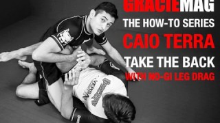 Caio Terra teaches how to get to the back with a no-gi leg drag
