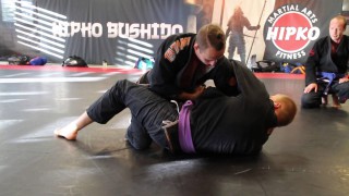 Defending and countering the hip bump sweep, guillotine and kimura
