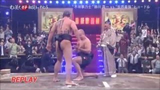 Fedor Emelianenko in a Sumo Match in Japan