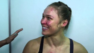 Ronda Rousey Backstage Interview UFC 190