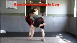 Arm Drag to Single Leg Takedown