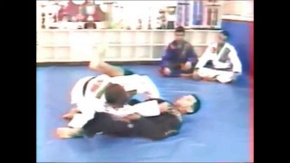 Closed guard sweep with a variation to the Armlock