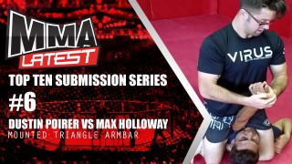 Dustin Poirier vs. Max Holloway – Mounted Triangle Armbar