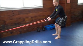 Grappling Drill Interval Workout w/ Equipment