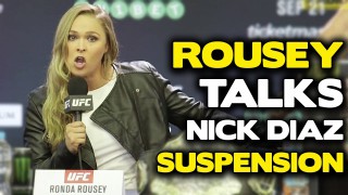 Ronda Rousey ABSOLUTELY BLASTS NSAC over Nick Diaz 5 year Suspension