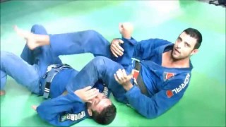 Spider guard sweep to armbar