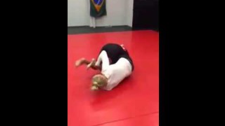 Holly Holm Drilling Rolling Armbars and Rolling Omoplata