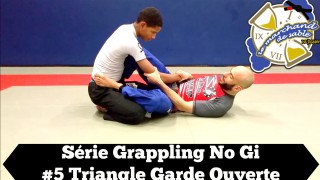 No Gi Triangle From The Open Guard