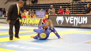 Mackenzie Dern wins the final of the 2016 Black Belt Adult Feather division at the 2016 Pan