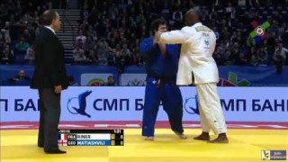 Teddy Riner’s exciting semi final match in judo Europeans