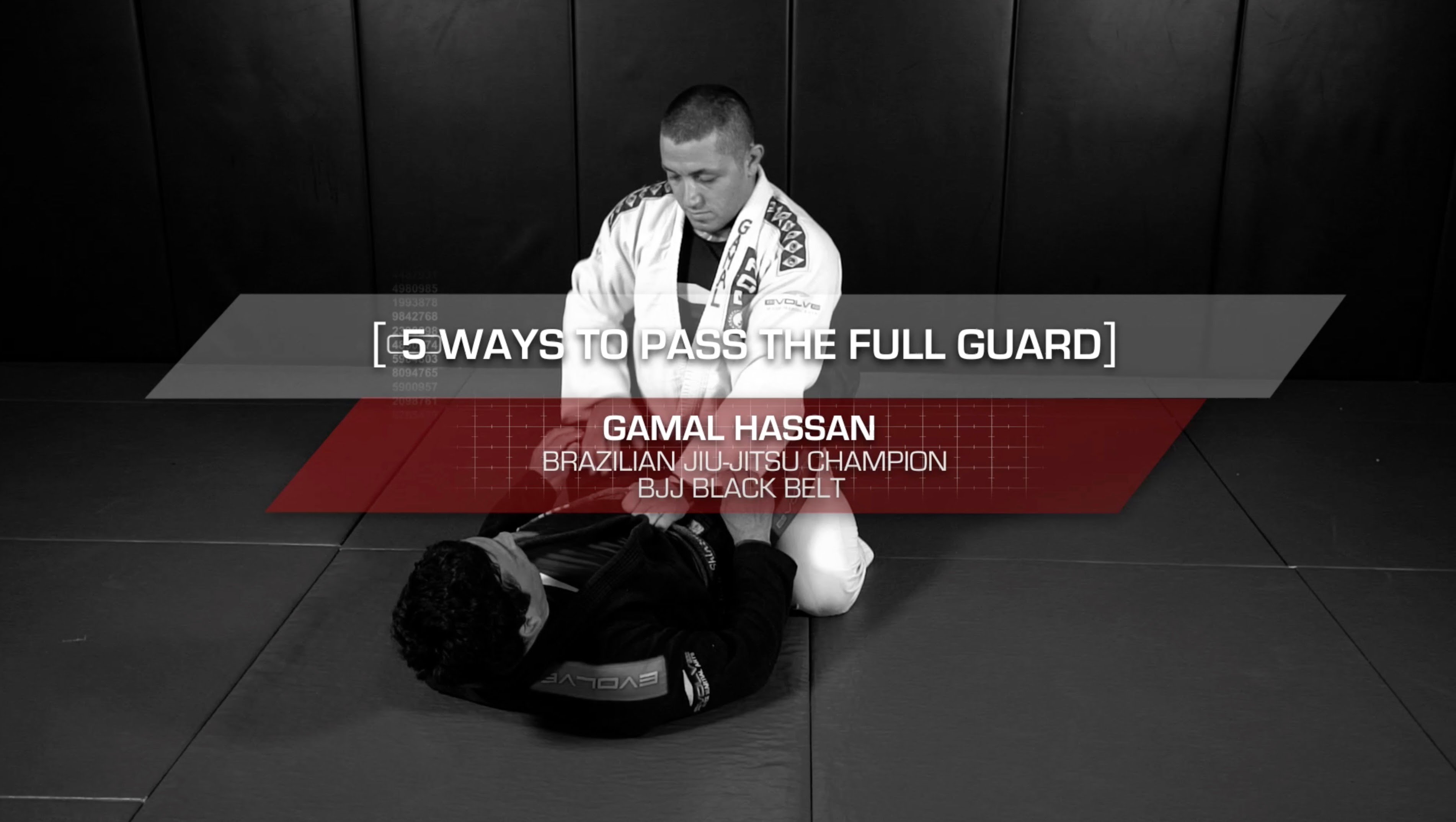 5 Essential Ways To Pass The Full Guard  – Gamal Hassan (Evolve)