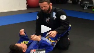 Armbar from Cracking Closed Guard