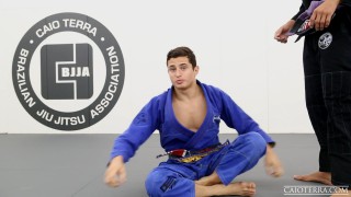 Caio Terra on seated guard vs standing opponent