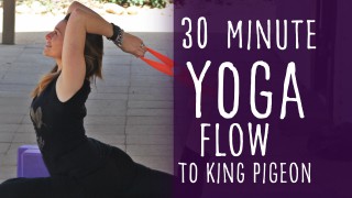 Flow Yoga Class to King Pigeon – Lesley Fightmaster