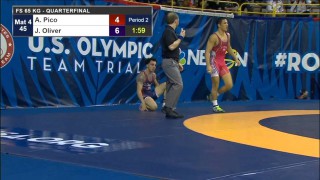 USA 2016 Olympic Team Trials Highlight match – Piko v Oliver