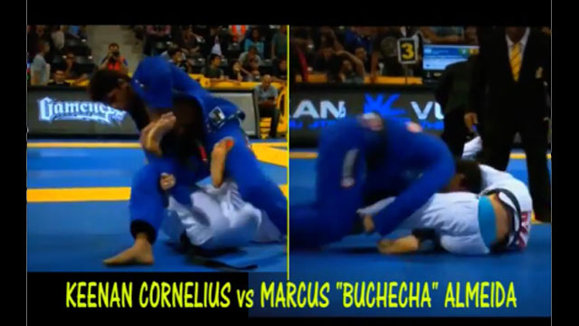 A little bit of action from Worlds: Cornelius vs Buchecha