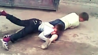 Kid Fight Ends in Unexpected Armbar