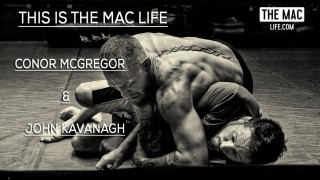 Conor McGregor Rolls with His BJJ instructor John Kavanagh
