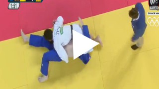 Reverse Triangle Choke in the Men’s 100KG Olympic Judo competition