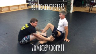 Idiot Sweep To Belly Down Straight Ankle Lock – Kent Peters