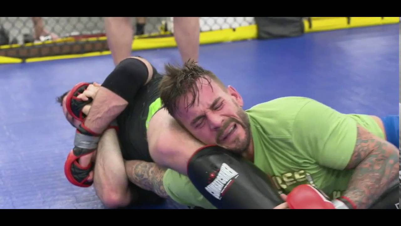 Leaked footage of CM Punk being submitted in training