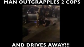 Man Outgrapples TWO Cops & Drives Away! – Gracie Breakdown