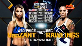 Paige VanZant vs. Bec Rawlings [FULL Video]