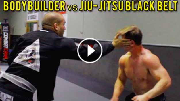 Bodybuilder vs BJJ Black Belt