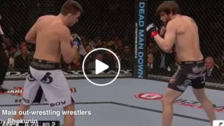 Demian Maia Out-Wrestling Wrestlers