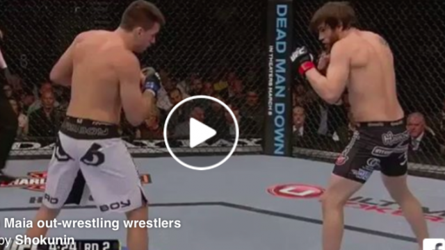 Demian Maia Out-Wrestling Wrestlers