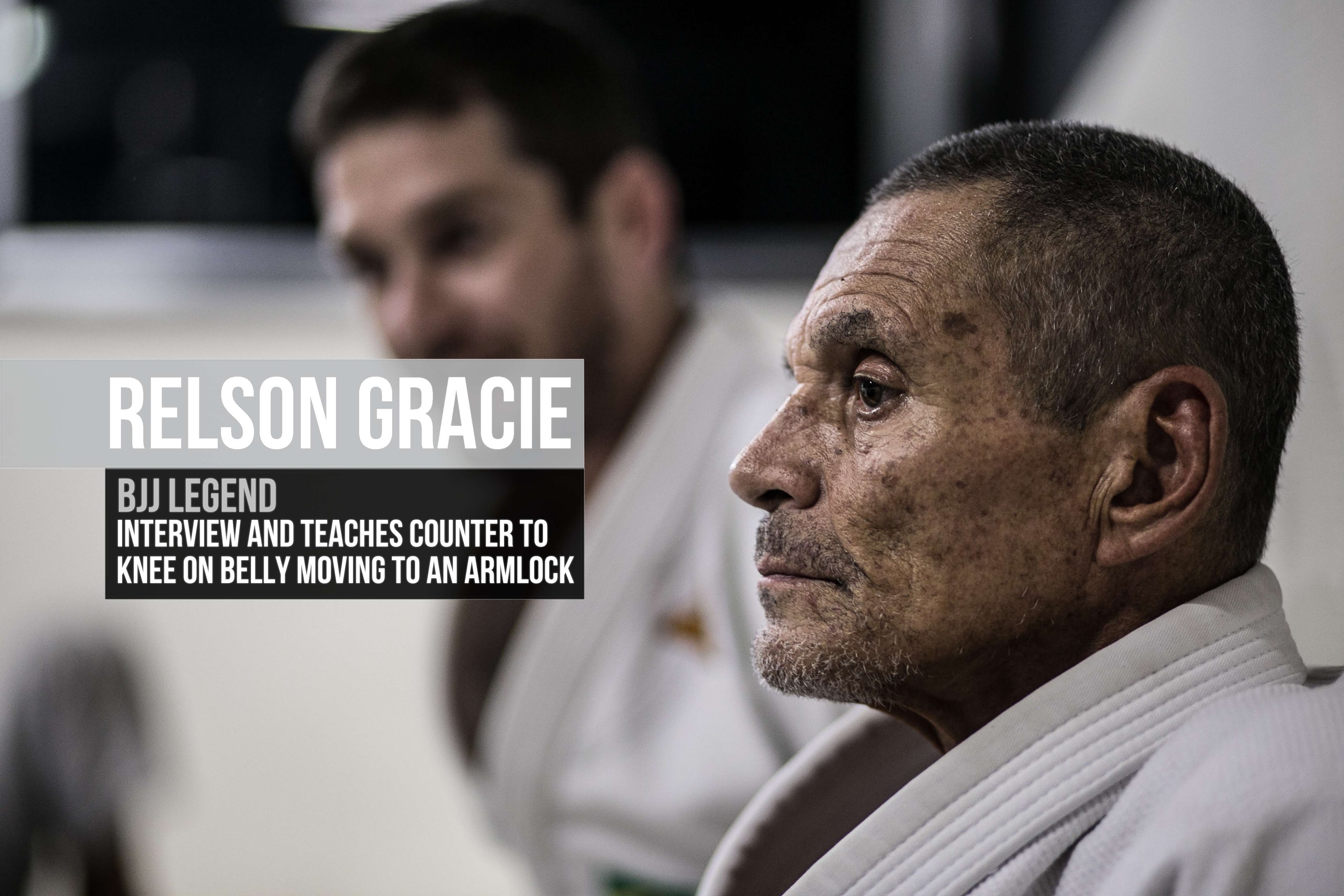 Relson Gracie talks about Helio , and teaches a counter to knee on belly
