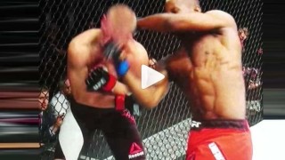 Intense MMA Guillotine Counter From UFC 204