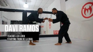 Davi Ramos teaches a leg lock From DLR