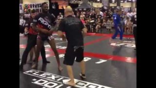 Jon Jones Competes In Submission Grappling