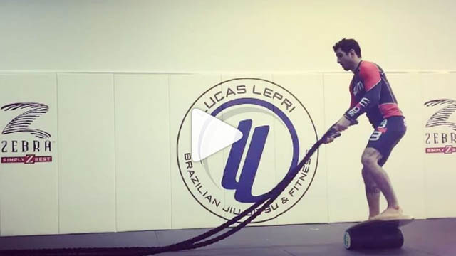 Lucas Lepri Working On Balance And Explosiveness Simultaneously