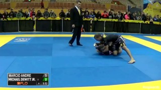 Marcio Andre Went 48-0 And Hit A Submission @ NoGi Worlds 2016