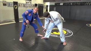 Renzo Gracie Black Belt shows a great takedown against larger opponents