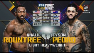 UFC Fight Night 101 || Rountree vs. Pedro
