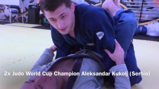 Arm trap guard pass using a lapel –  Aleksandar Kukolj