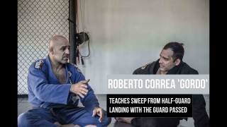 Roberto Correa Gordo Teaches Sweep From Half guard