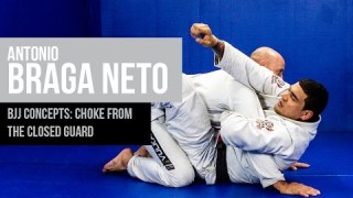 Choke from closed guard – Braga Neto