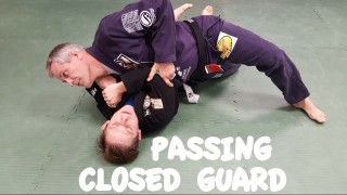 2 CLOSED GUARD PASSES: Inside Knee Slide and Inside Knee Jump with Professor Ron Manes