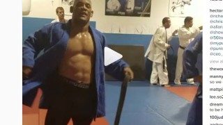 Hector Lombard Training some Judo throws